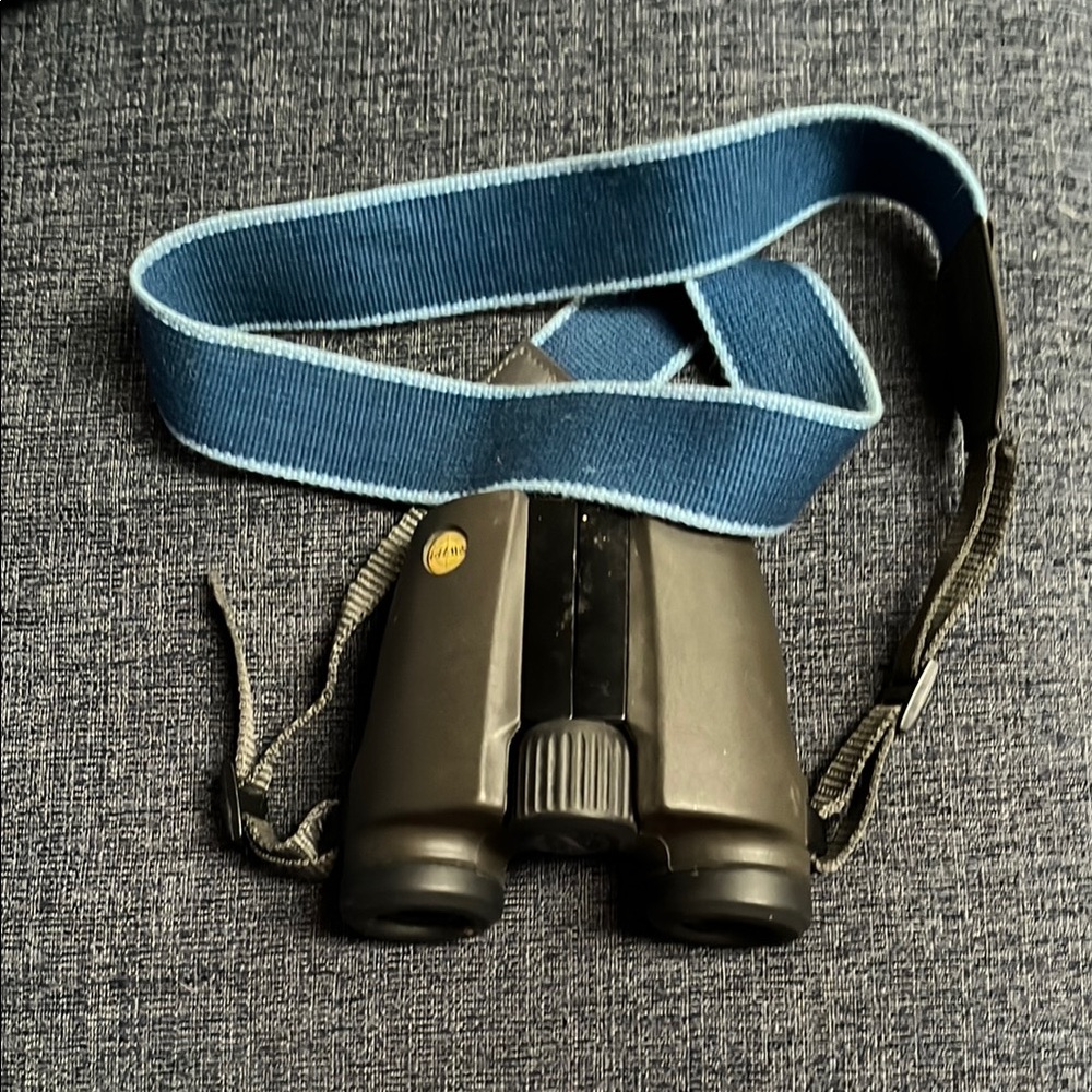 Swift Gray Binoculars with Blue Strap